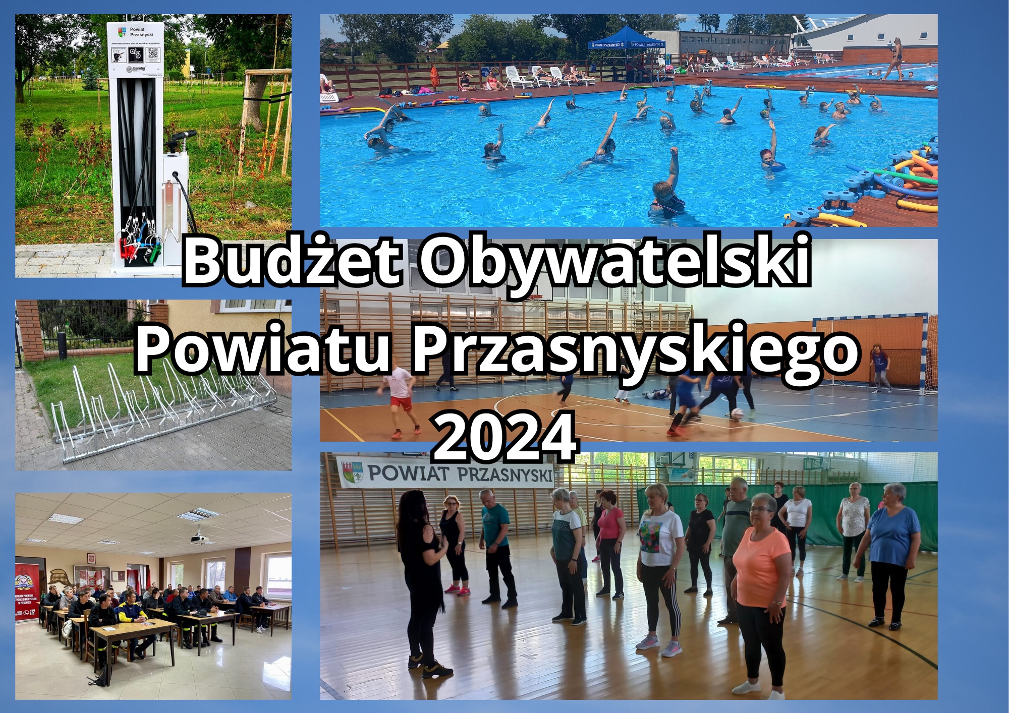 Grafika zaprasza do udziału w kolejnej edycji Budżetu Obywatelskiego Powiatu Przasnyskiego wzierunkami realizowanych projektów.